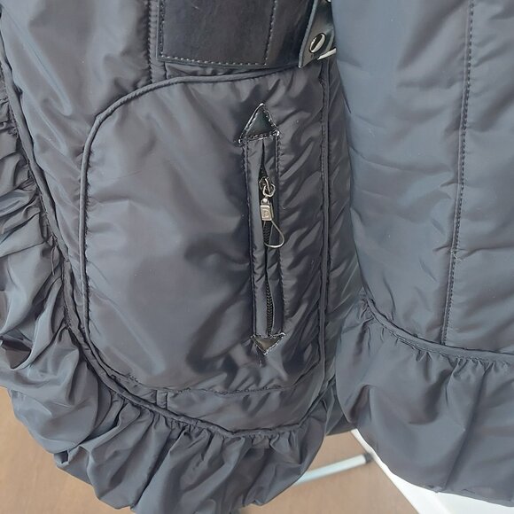 Bellevilles Black Body Enhancing Puffer Coat - Size XS/S - Picture 10 of 14